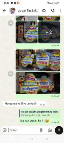 Testimonial Papan Bunga citekokaler